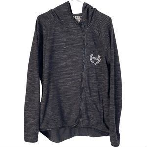 PINK VICTORIAS SECRET HOODIE JACKET SZ L-XL